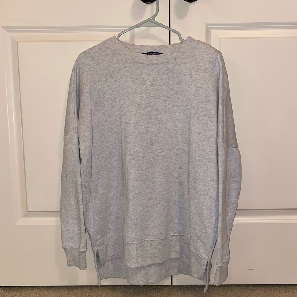 Gray Ocean Drive Sweatshirt